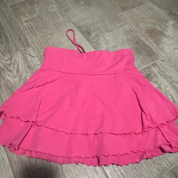 Wild fable pink layered ruffle skirt - Picture 3 of 5